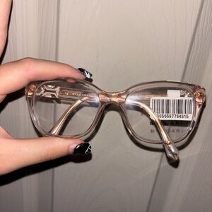 Bulgari Women's Clear Frame Glasses